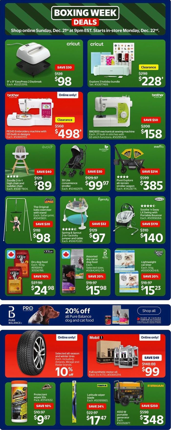 今晚9点开抢!Walmart节礼周大促,iPhone 16零月供+送0、AirPods耳机9、电压力锅.98、Corelle餐具5折、空气炸锅.98、戴森吸尘器9.99!