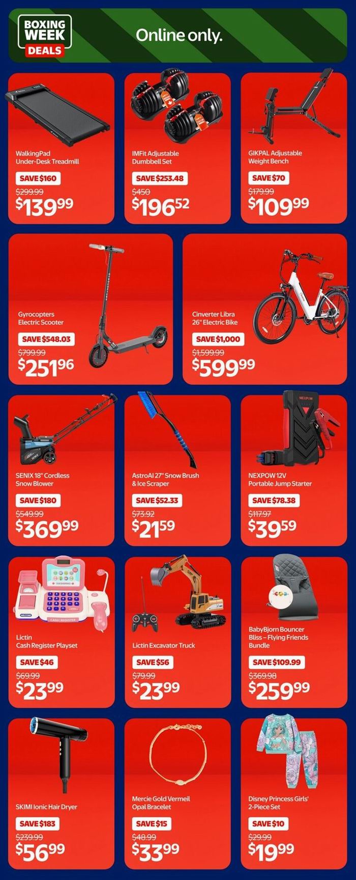 今晚9点开抢!Walmart节礼周大促,iPhone 16零月供+送0、AirPods耳机9、电压力锅.98、Corelle餐具5折、空气炸锅.98、戴森吸尘器9.99!