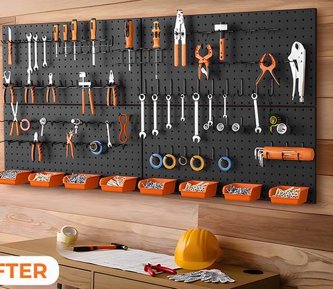  INCLY 48x24 英寸金属洞洞板套装 90.39加元（原价 112.99加元）