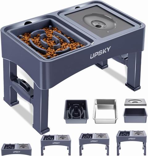  UPSKY 三合一增高狗碗架 45.89加元（原价 63.63加元）