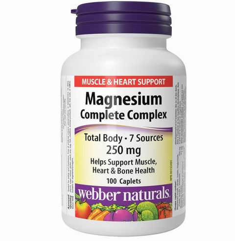  Webber 天然镁复合片250毫克 100粒  10.14加元（原价 13.47加元）