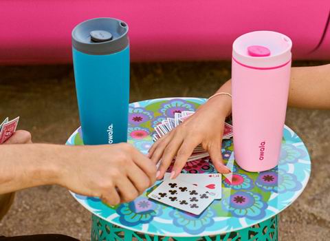 Owala SmoothSip 12盎司滑动式不锈钢保温杯/咖啡杯 27.97加元(原价 34.99加元)