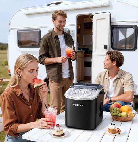  EUHOMY 台式便携制冰机 79.99加元（原价 99.99加元）