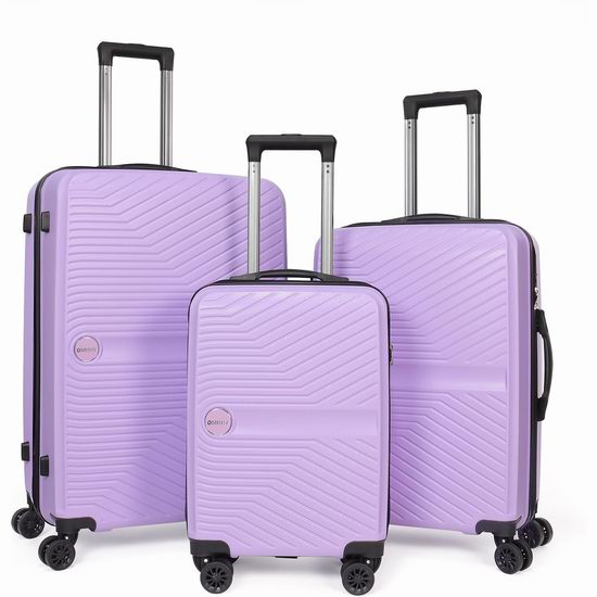 OMBRY 20+24+28英寸行李箱3件套5.4折 118.28加元限量特卖并包邮！