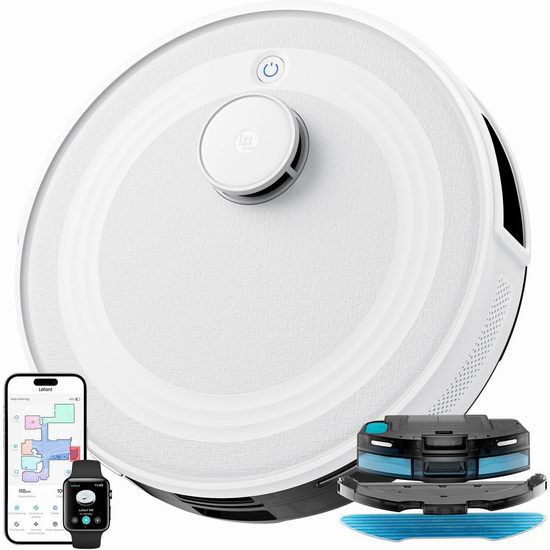 超级白菜!历史新低!Lefant 乐帆 M2 6000Pa强吸力 激光导航 扫拖一体 智能扫地机器人1.9折 99加元包邮!