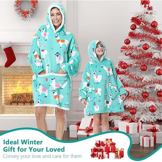 历史新低!Uluvus 超大可穿戴 超萌羊驼 法兰绒毯子连帽衫6.6折 19.23-22.39加元!成人/儿童2款可选! 历史新低!Uluvus 超大可穿戴 超萌羊驼 法兰绒毯子连帽衫6.6折 19.23-22.39加元!成人/儿童2款可选!