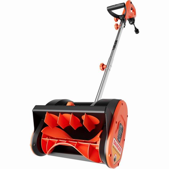 历史新低!VOLTASK 12英寸 10安培 有线电动铲雪机6.8折 109.99加元包邮! 历史新低!VOLTASK 12英寸 10安培 有线电动铲雪机6.8折 109.99加元包邮!