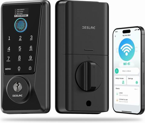 DESLOC D110 Plus WiFi 指纹智能锁 99.99加元(原价 116.99加元)!2色可选 DESLOC D110 Plus WiFi 指纹智能锁 99.99加元(原价 116.99加元)!2色可选