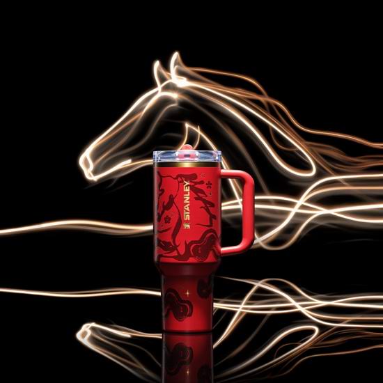 新品上市！Stanley 史丹利 农历马年限量版 网红翻盖吸管保温杯 59加元起！
