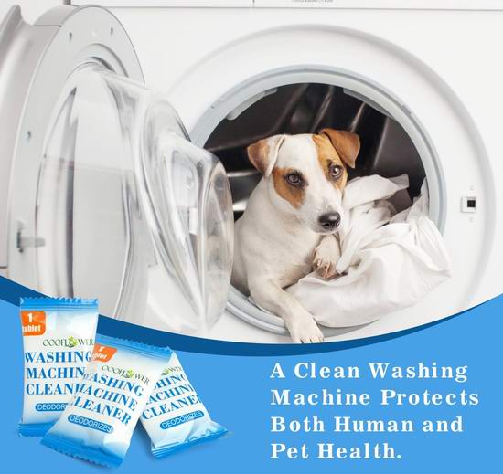 Bug价!历史新低!OOOFLOWER 洗衣机强力除垢清洁片(24片, 1年量)5折 9.99加元!