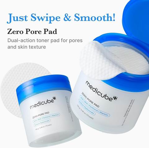 Medicube Zero Pore Pads 2.0 双效质地面部爽肤棉片70片 35.98加元  去除角质 细致毛孔