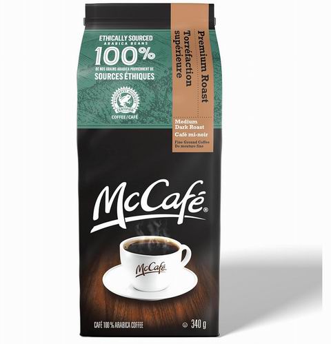 McCafe 特级中度烘焙研磨咖啡340克  14.22加元（原价 17.49加元）