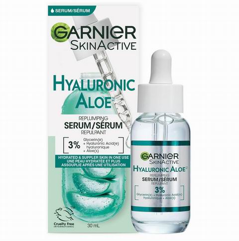  Garnier 卡尼尔玻尿酸芦荟精华30毫升 14.35加元（原价 17.97加元）