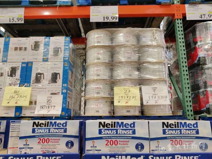 独家！【加东版】Costco店内实拍，有效期至1月18日！阿迪毛夹克.99、Bench马甲.99、红鲑鱼减、老豆腐.99、照烧鸡饭.99、巧克力奶.99、益生菌软糖.99、卫生巾.49！