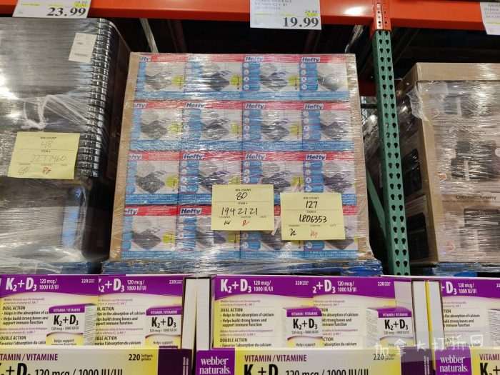 独家！【加东版】Costco店内实拍，有效期至1月18日！阿迪毛夹克.99、Bench马甲.99、红鲑鱼减、老豆腐.99、照烧鸡饭.99、巧克力奶.99、益生菌软糖.99、卫生巾.49！