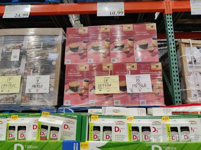 独家！【加东版】Costco店内实拍，有效期至1月18日！阿迪毛夹克.99、Bench马甲.99、红鲑鱼减、老豆腐.99、照烧鸡饭.99、巧克力奶.99、益生菌软糖.99、卫生巾.49！