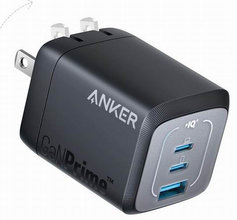  Anker Prime 67W USB C 三口充电器 48.99加元（原价 69.99加元）
