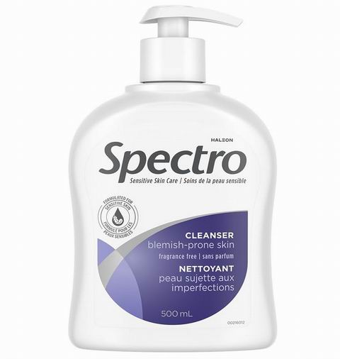  Spectro 按压式祛痘洁面乳500毫升  12.87加元（原价 17.49加元）