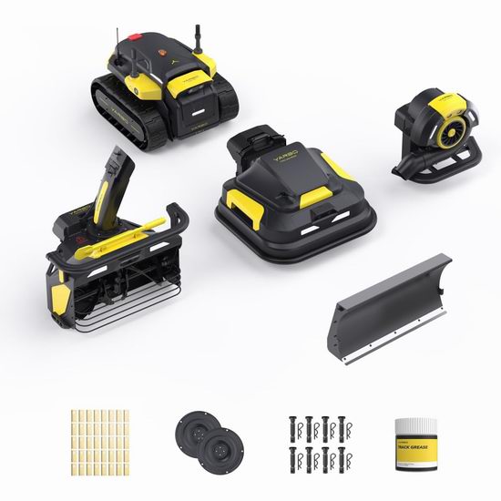 历史新低！YARBO 创新四合一模块化 智能割草+吹扫+铲雪机器人 9049加元包邮！24小时全天候自动铲雪！