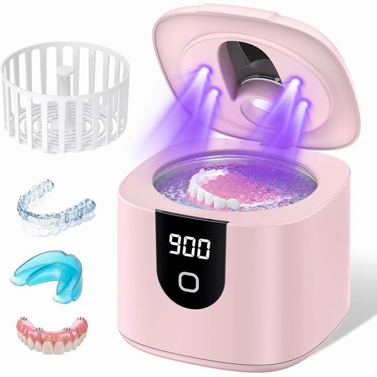  白菜价！历史新低！Moeila 升级版 首饰牙刷牙套 超声波清洗机2折 19.99加元！