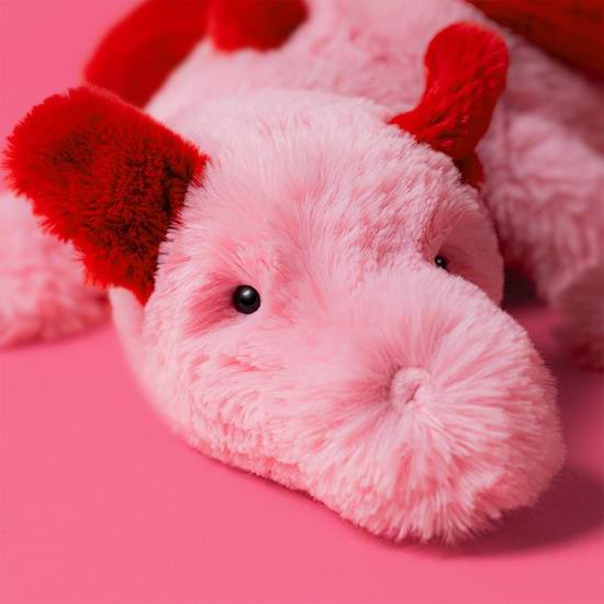 Jellycat 2026 美到失语 新年&情人节毛绒玩偶！生肖马$85、玫瑰邦尼兔$75、粉色心形马卡龙$45、玫瑰花束$75！