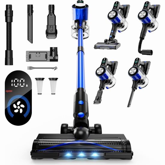  历史新低！OEARE 500W 48KPA 无绳吸尘器6.6折 79.99加元包邮！