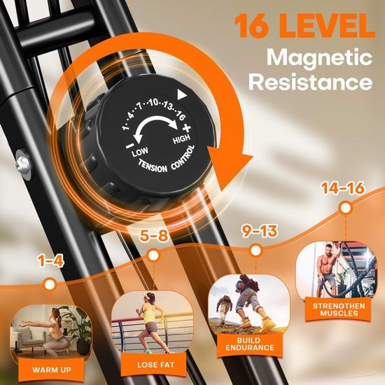 MOSUNY 5合1 多功能磁阻健身自行车5折 199.99加元包邮!会员专享!