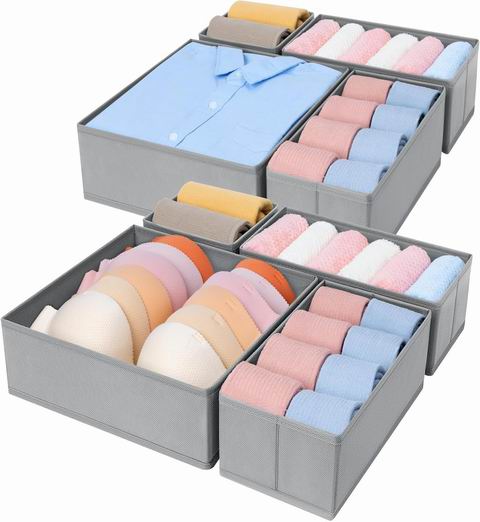  DIMJ 内衣抽屉收纳盒 8件 14.75加元（原价 19.99加元）