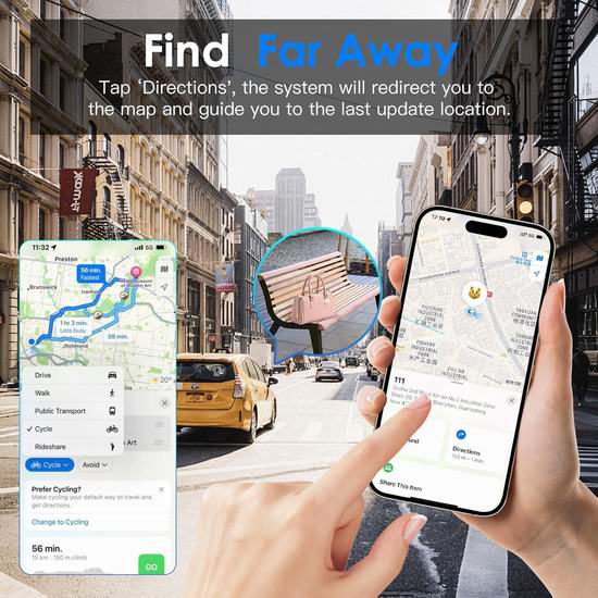 白菜价!历史新低!Hongtop H 防丢神器 GPS智能追踪定位器4件套3.2折 12.99加元!单个仅3.24加元!