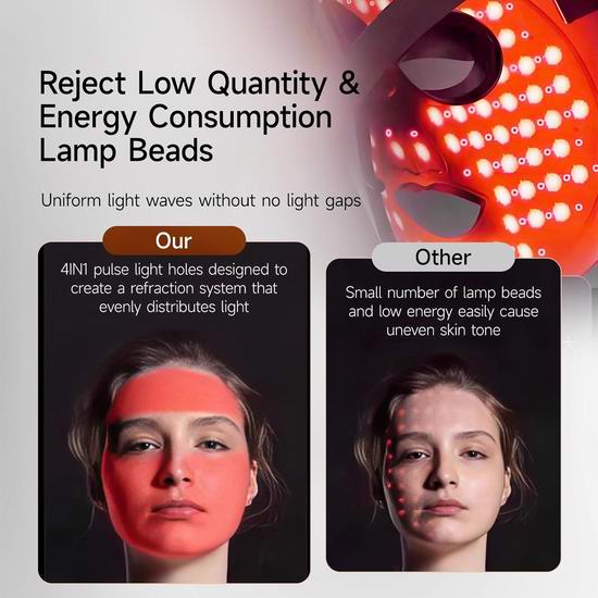 历史新低!URMARK 专业7合1抗衰老 红光光疗面膜仪5折 99.99加元包邮!