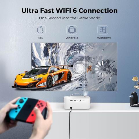 史低价!Lisowod 全新升级4K智能投影仪 336.29加元(原价 739.99加元)