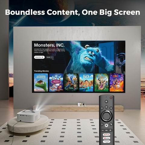 史低价!Lisowod 全新升级4K智能投影仪 336.29加元(原价 739.99加元)