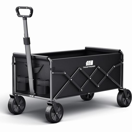  历史新低！TANSTRIDER 可折叠四轮拖车/买菜露营车5.5折 49.99加元包邮！