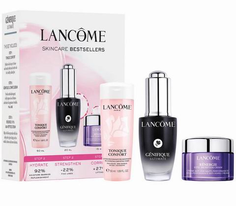 Lancome 兰蔻粉水/小黑瓶/百肽霜3件套 63加元（价值 137加元）