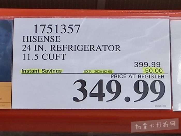 独家！【加东版】Costco店内实拍，有效期至2月8日！iPhone月供https://www.canadadz.com/wp-content/uploads/2026/02/2026020220174617-700x525.jpg、招财银柳.99、冰柜.99、海鲈鱼.99、阿迪鞋.97、加拿大队服.97、迷你香肠.99、午餐肉.99！