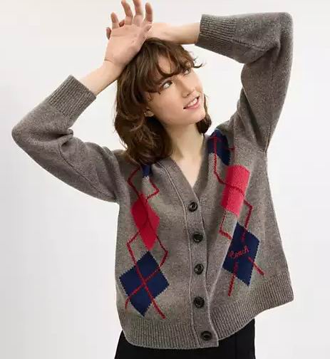 折扣升级!Coach奥莱女式羽绒服、毛衣等3折起!入羽绒背心7、羽绒服2!