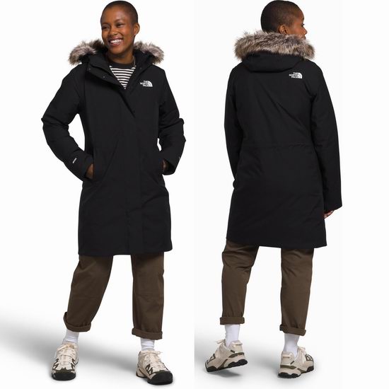 历史新低！The North Face 北面 Arctic 女式毛领羽绒服7折 321.99加元包邮！2色可选！