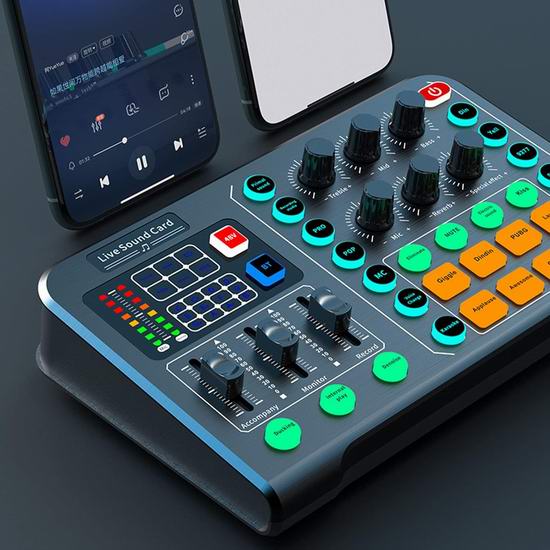  白菜价！历史新低！EBTOOLS 15种音效 实时声卡 降噪混音器2.6折 14.41加元清仓！