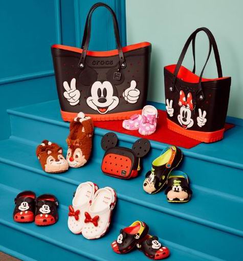 Crcos × Disney 联名拖鞋真的一眼就被萌到  米奇洞洞鞋55.24加元