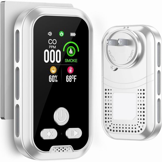  历史新低！Gedsffati 四合一 烟雾+一氧化碳+温度湿度 报警器6折 29.99加元包邮！