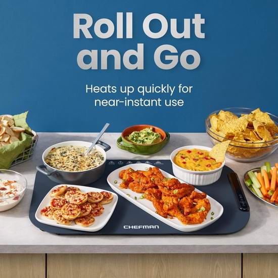  超级白菜！历史新低！Chefman 电热食物硅胶保温垫2.5折 19.99加元清仓！