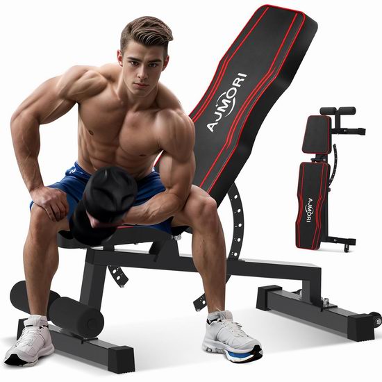  历史新低！Ajmori 多功能举重凳/健身凳7折 83.99加元包邮！
