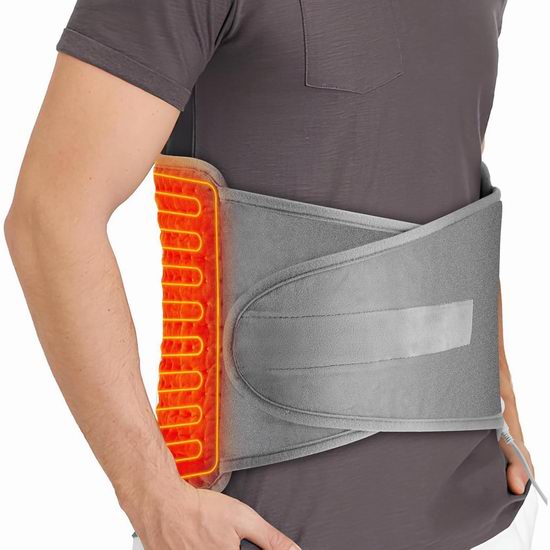  历史新低！DeMoce 腰腹腿背 多用途腰部热敷加热垫5折 29.99加元包邮！