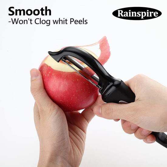  白菜价！历史新低！Rainspire 蔬果土豆胡萝卜削皮器3.3折 2.98加元包邮！会员专享！