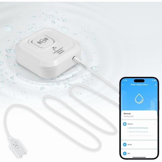 历史新低!TOWODE WiFi 智能漏水检测器5折 18.49加元包邮! 历史新低!TOWODE WiFi 智能漏水检测器5折 18.49加元包邮!