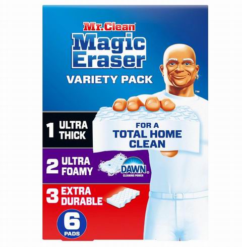 Mr. Clean 魔力擦6片装 9.49加元（原价 12.49加元）！每片1.58加元