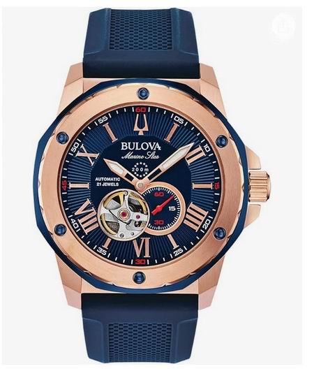  Bulova 男士 Marine Star 三针计时 自动机械腕表 369加元（best buy售价 749加元）