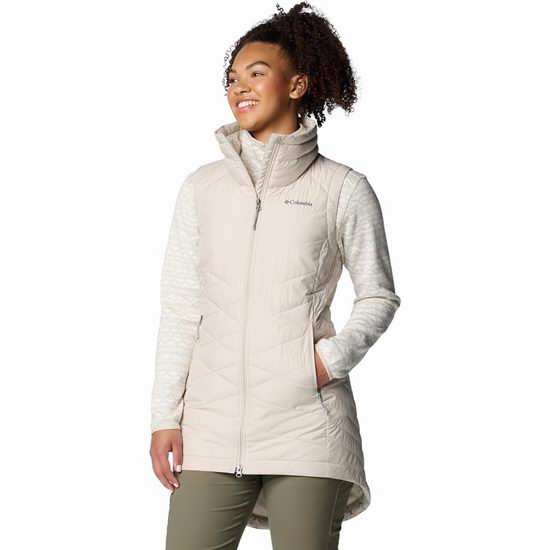 Columbia Heavenly II 女式长款保暖马甲4.5折 67.48加元包邮!