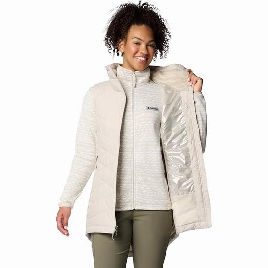 Columbia Heavenly II 女式长款保暖马甲4.5折 67.48加元包邮!