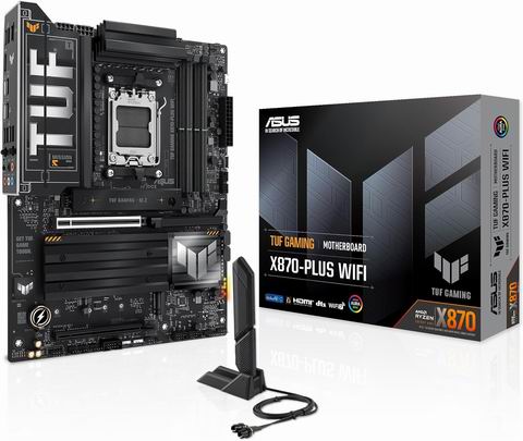 ASUS 华硕 TUF X870-PLUS WiFi AMD AM5 X870 ATX 游戏主板 279.88加元(原价 349.98加元) ASUS 华硕 TUF X870-PLUS WiFi AMD AM5 X870 ATX 游戏主板 279.88加元(原价 349.98加元)